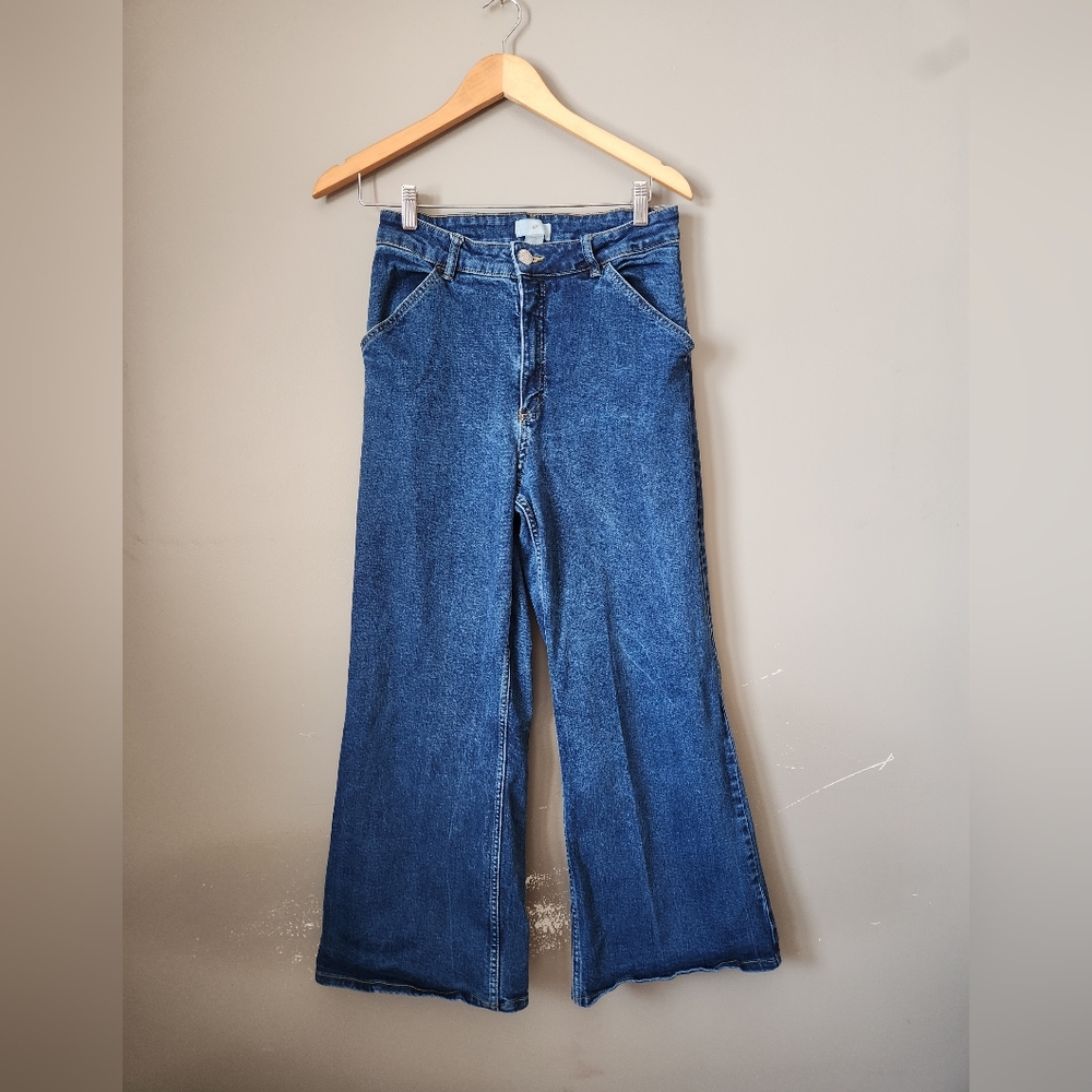 H&M Dark Blue Flare Women's Jeans